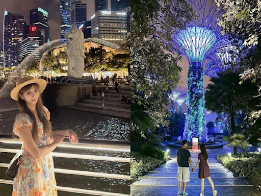 夜遊新加坡攻略！情侶必去「超級樹燈光秀」、打卡亞洲冠軍酒吧