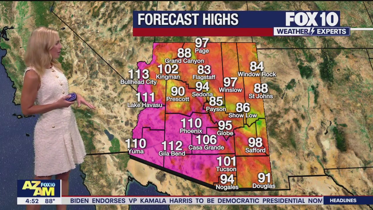 Arizona weather forecast: Monsoon chances all week in Phoenix