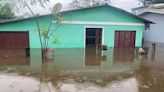 Rio Jacuí inunda divisa entre Charqueadas e São Jerônimo