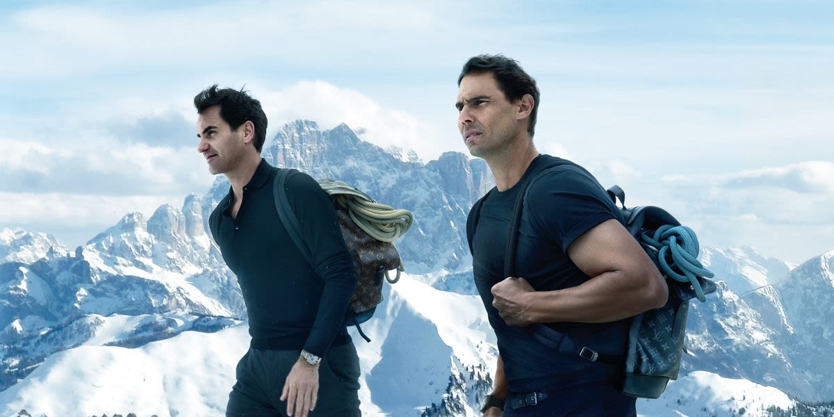 Roger Federer and Rafael Nadal Star in Louis Vuitton's New Core Values Campaign