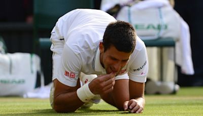 Why does Novak Djokovic eat grass when he wins Wimbledon?