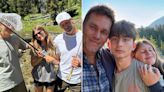 Tom Brady Spends Day on Ropes Course with Kids Benny and Vivian in Montana Mountains