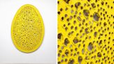 This Yellow, Egg-Shaped Lucio Fontana Painting Could Fetch up to $30 Million at Auction