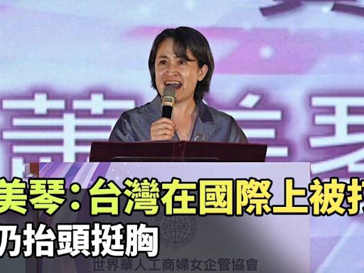 蕭美琴：台灣在國際社會面臨無情打壓 但仍抬頭挺胸 - 自由電子報影音頻道