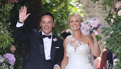 Ant McPartlin shares sweet never-before-seen wedding image on special day