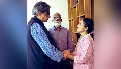 Shashi Tharoor's "Emotional" Visit To Parents Of EY Employee Who Died