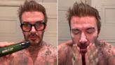 David Beckham Takes Over Wife Victoria’s Instagram and Shares Video of His Shirtless Morning Skincare Routine