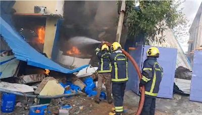 Three killed as fire breaks out at paint factory in Kakkalur Industrial Estate