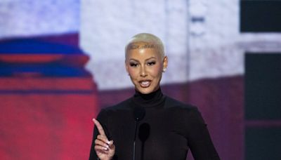 RNC speaker Amber Rose’s forehead tattoos: What do they mean?