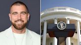 Travis Kelce Says Secret Service Warned He Might Get Tased at White House If He Touched Podium: 'Weren'...