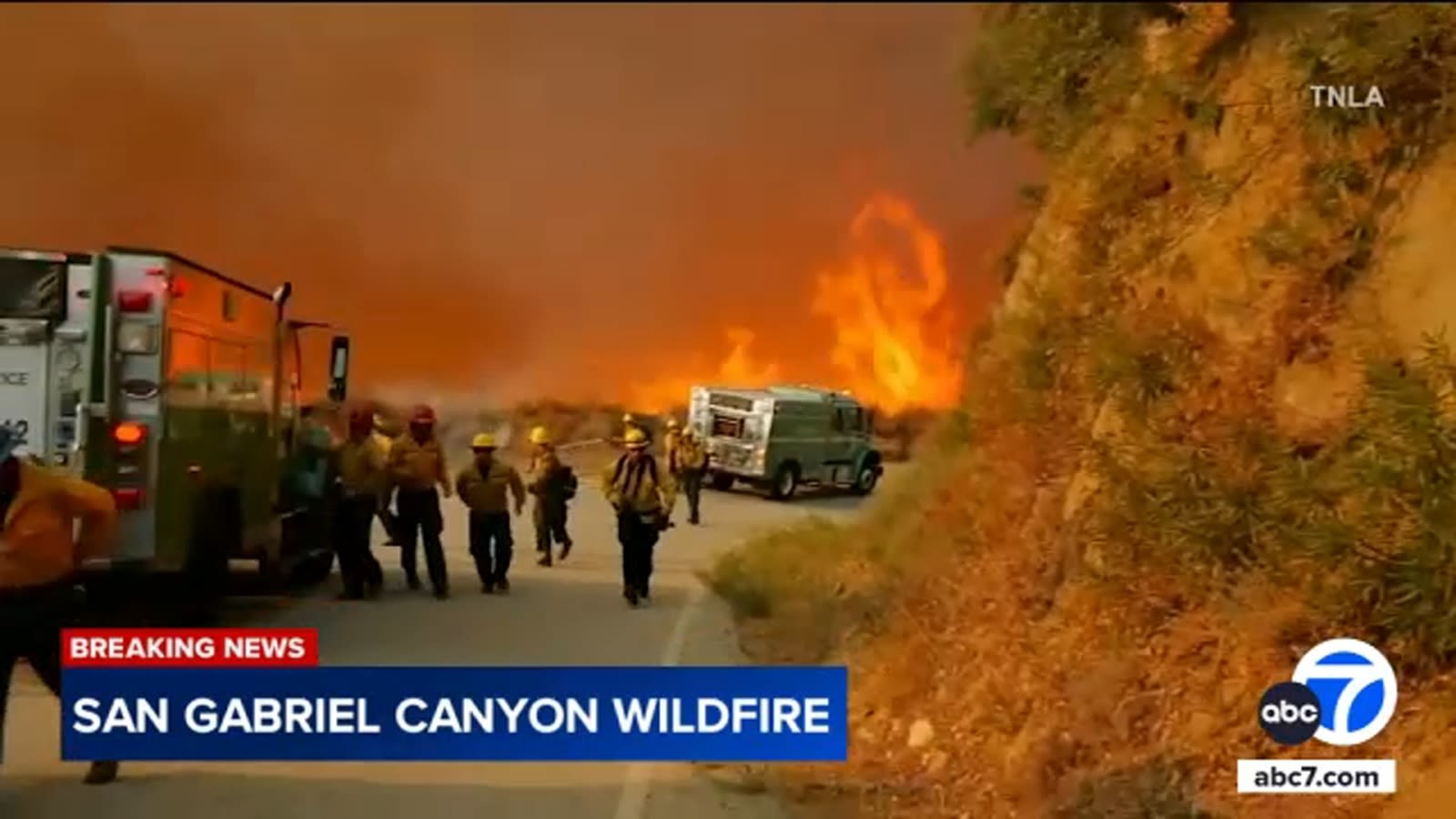 Bridge Fire in Angeles National Forest explodes to more than 34,000 acres