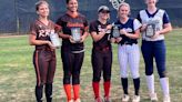 PREP SOFTBALL: Raniah Gaitor (John Battle), Eden Muncy (Rye Cove), Lauren Jackson (Wise County Central) and Maci Sensabaugh...