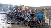 Plane crash kills 18 as aircraft slips off runway while attempting take-off at Nepal airport