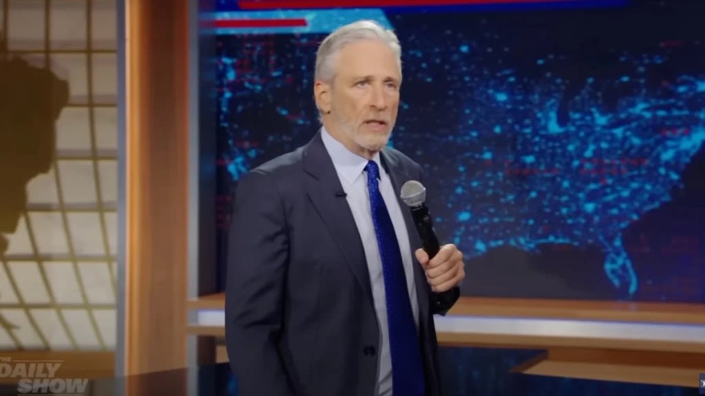 Jon Stewart Says Biden Shouldn’t Rely on ‘Trumpian’ Message That Only God Can Make Him Step Down | Video