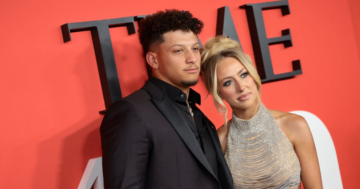 Patrick, Brittany Mahomes Are a Perfect Match on Time 100 Red Carpet