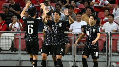 Tottenham's Son scores twice as South Korea rout Singapore 7-0