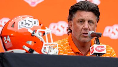 'I've probably done that a thousand times': Mike Gundy clarifies controversial comments on Ollie Gordon