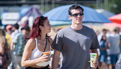 Dua Lipa Goes Shares Romantic Photos With Boyfriend Callum Turner at Glastonbury