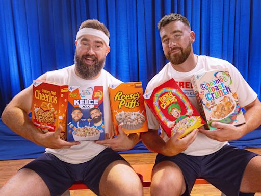 Kelce brothers drop new cereal, a mix of your 3 childhood favorites