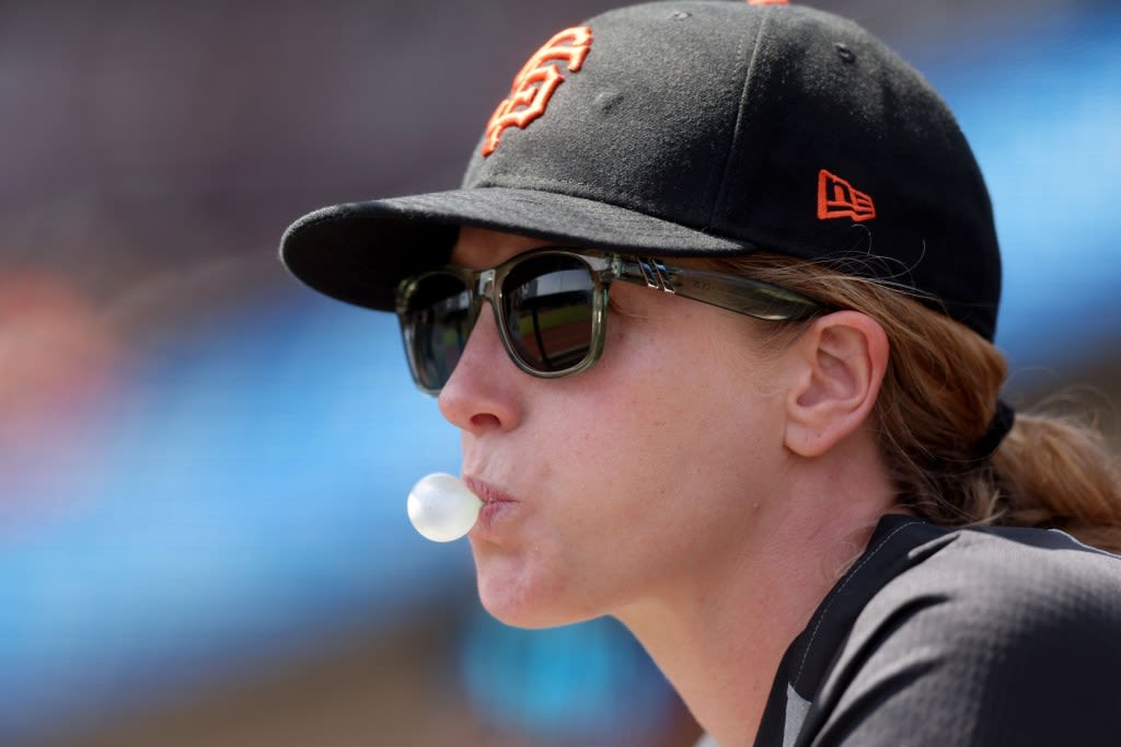 Mother’s Day gift: SF Giants coach Alyssa Nakken says ‘I have never loved anything more’ than being a mom