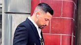 Ex-Strictly's pro Giovanni Pernice looks downcast as he steps out