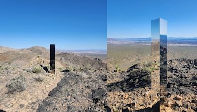 Sign of aliens coming? Mysterious monolith in Nevada desert triggers speculations