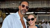 Rio and Kate Ferdinand soak up the sun at a beach club in Mykonos