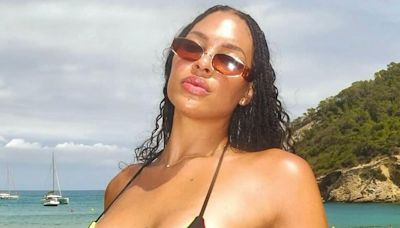 Liz Cambage shows off her incredible figure during Ibiza trip