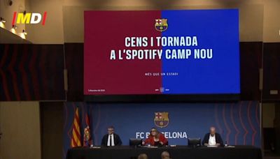 LA vuelta al Spotify Camp Nou: La rueda de prensa de Elena Fort, al completo