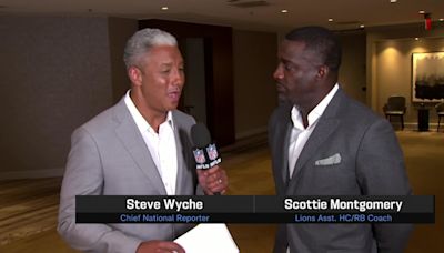 Lions assistant Scottie Montgomery goes one-on-one with Steve Wyche at 2024 Spring League Meeting | 'The Insiders'
