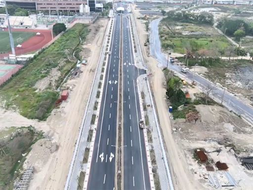 塭仔圳首條30米大道「領航路」正式通車引領啟航