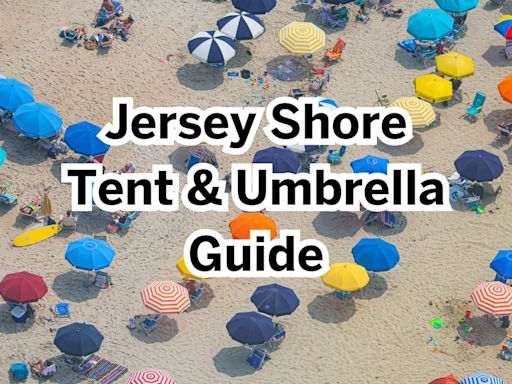 Jersey Shore beaches get strict on big tents, canopies. See latest town-by-town rules.