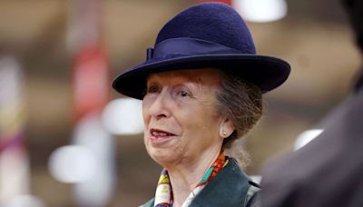 Princess Anne's two-word response as she caught BBC presenter hiding from her