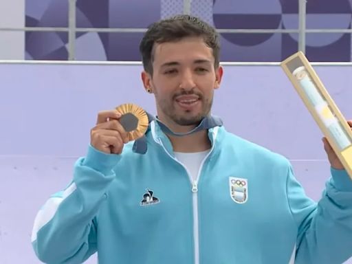 Una atleta mostró qué hay dentro de la misteriosa caja que les dan a los medallistas en los Juegos Olímpicos de París 2024