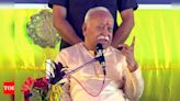 One mustn't try to become superman, says RSS chief Mohan Bhagwat | India News - Times of India