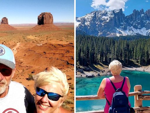 Grandparents quit their jobs and sell their home to backpack round the world