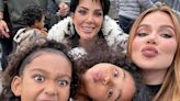 Khloé Kardashian Poses with True, Chicago and Mom Kris Jenner at North West’s 'Lion King' Performance