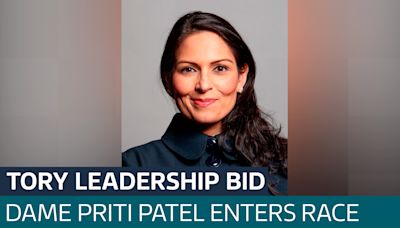 Former Home Secretary Dame Priti Patel confirms she is entering Tory leadership race - Latest From ITV News