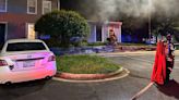 Person taken to hospital after Huntersville apartment fire