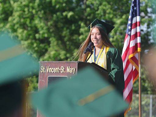 St. Vincent-St. Mary valedictorian still gives graduation speech after fire destroys home