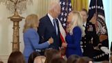 Biden ‘kiss’ vid resurfaces as critics say he ‘leans to give wrong woman a peck’