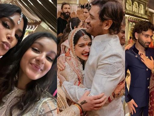 Anant-Radhika Wedding UNSEEN Pics: From Deepika's Legendary Pose To Dhoni's Warm Hug; CHECK Pics