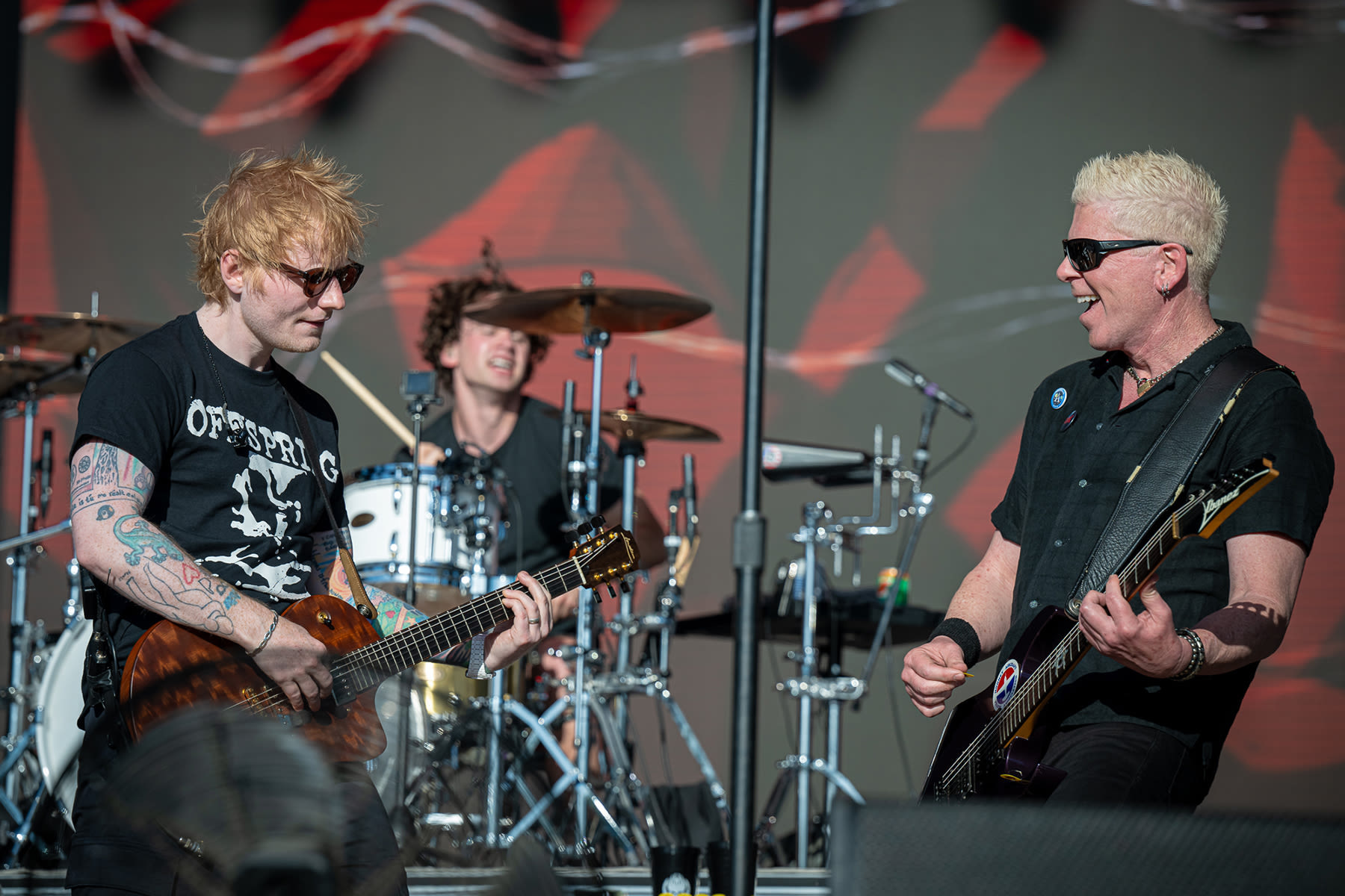 The Offspring Helped Ed Sheeran Fulfill ‘Childhood Dream’ With Surprise BottleRock Fest Appearance