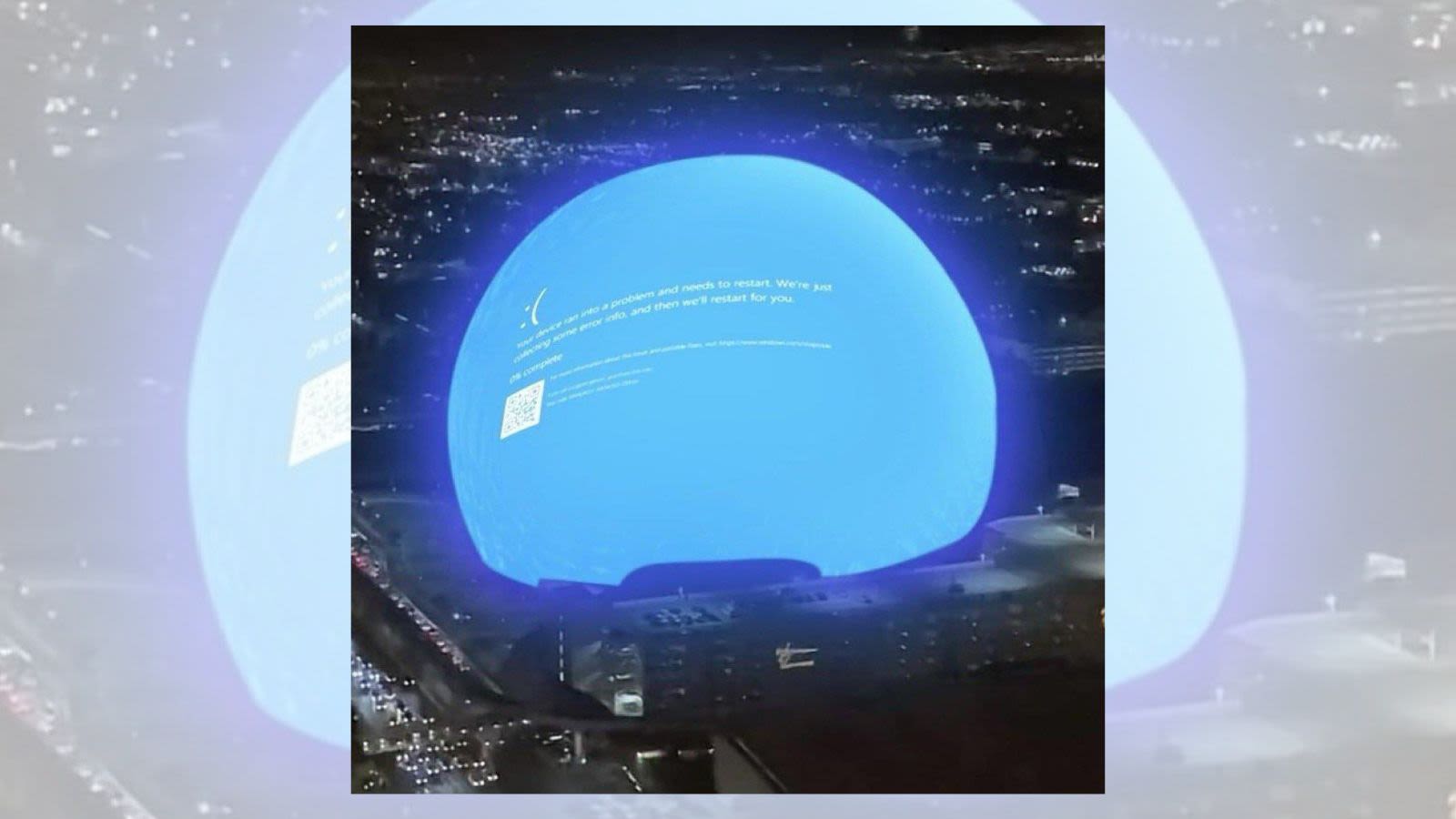 Fact Check: No, Las Vegas Sphere Did Not Show 'Blue Screen of Death' After Crowdstrike Software Update