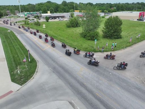 Motorcyclists roll through St. Louis area for annual trek to honor veterans in DC