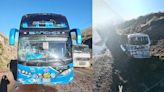 Nuevo accidente en Ayacucho, en vía Los Libertadores: Bus interprovincial impactó contra minivan y dejó cuatro heridos