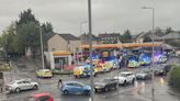 Huge Edinburgh police response dispatched to petrol station as road closed