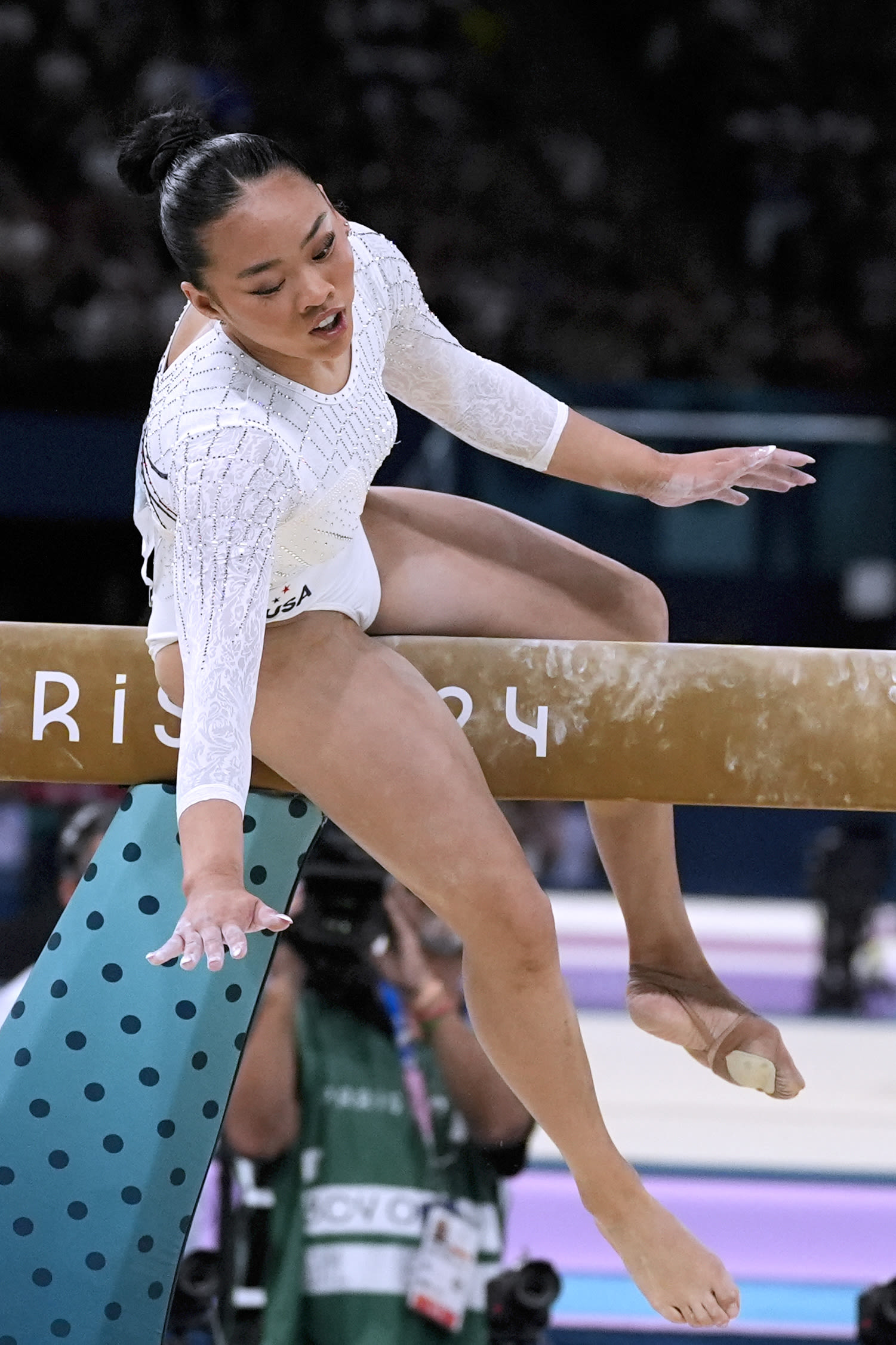 Olympic gymnastics live updates: Sunisa Lee stumbles in balance beam final; Simone Biles is up next