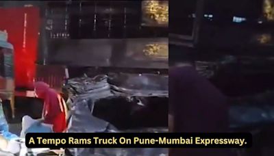 Tempo Rams Truck, Killing Driver On The Spot On Pune-Mumbai Expressway