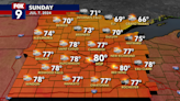 Minnesota weather: Gradual warming trend ahead, isolated storms possible Sunday